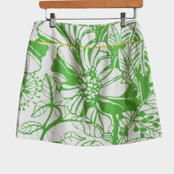 J.CREW Women's Cotton Floral Print Mini Skirt Size 2 - Picture 2 of 6